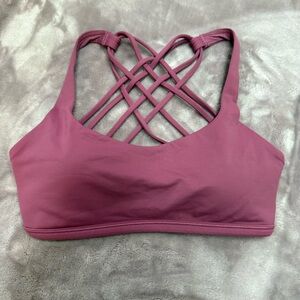 Lululemon free to be wild bra moss rose